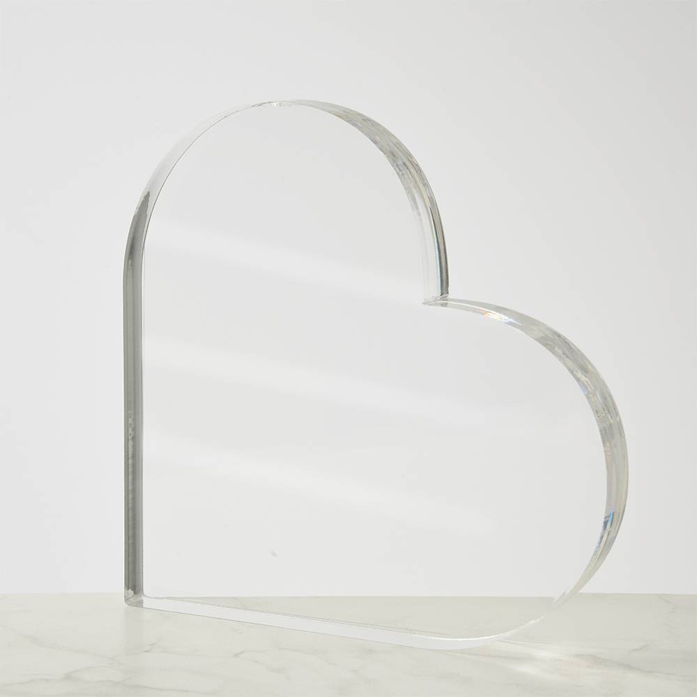 Acrylic Heart Plaque Personalized