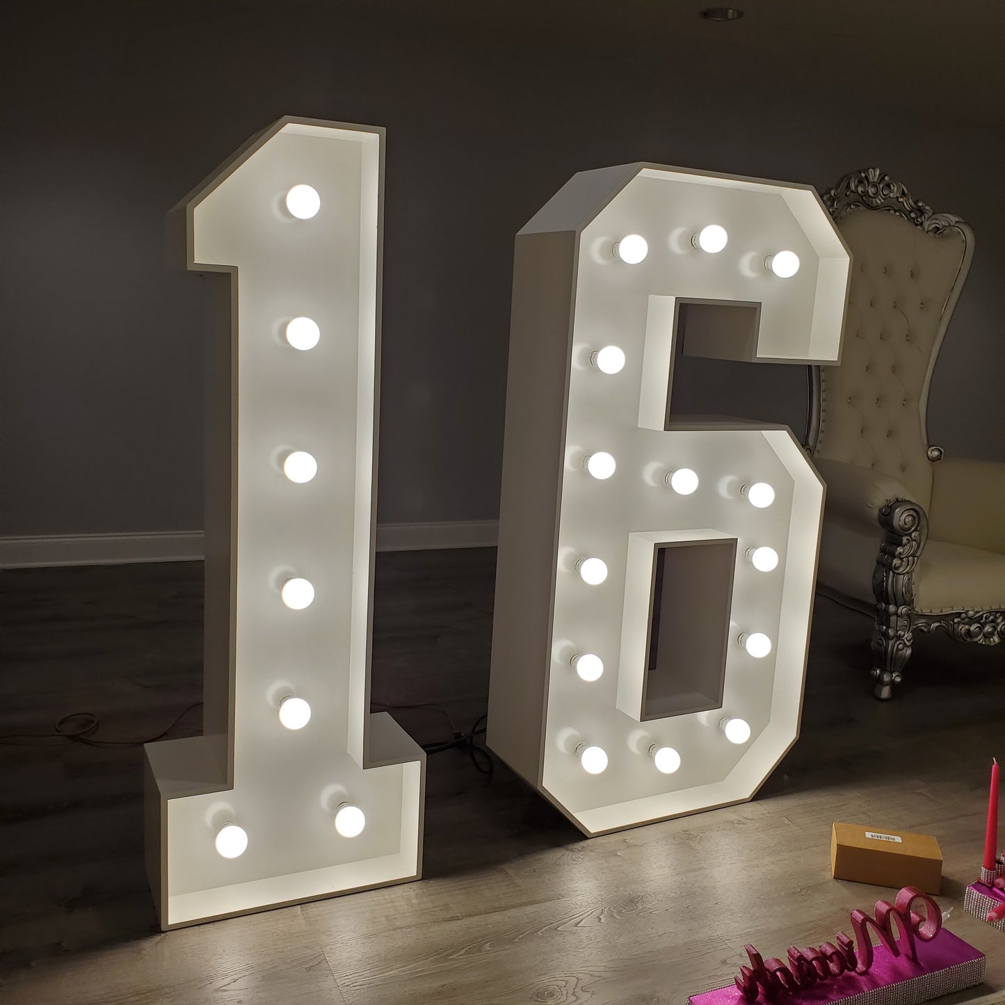 Marquee Number Rentals 5ft